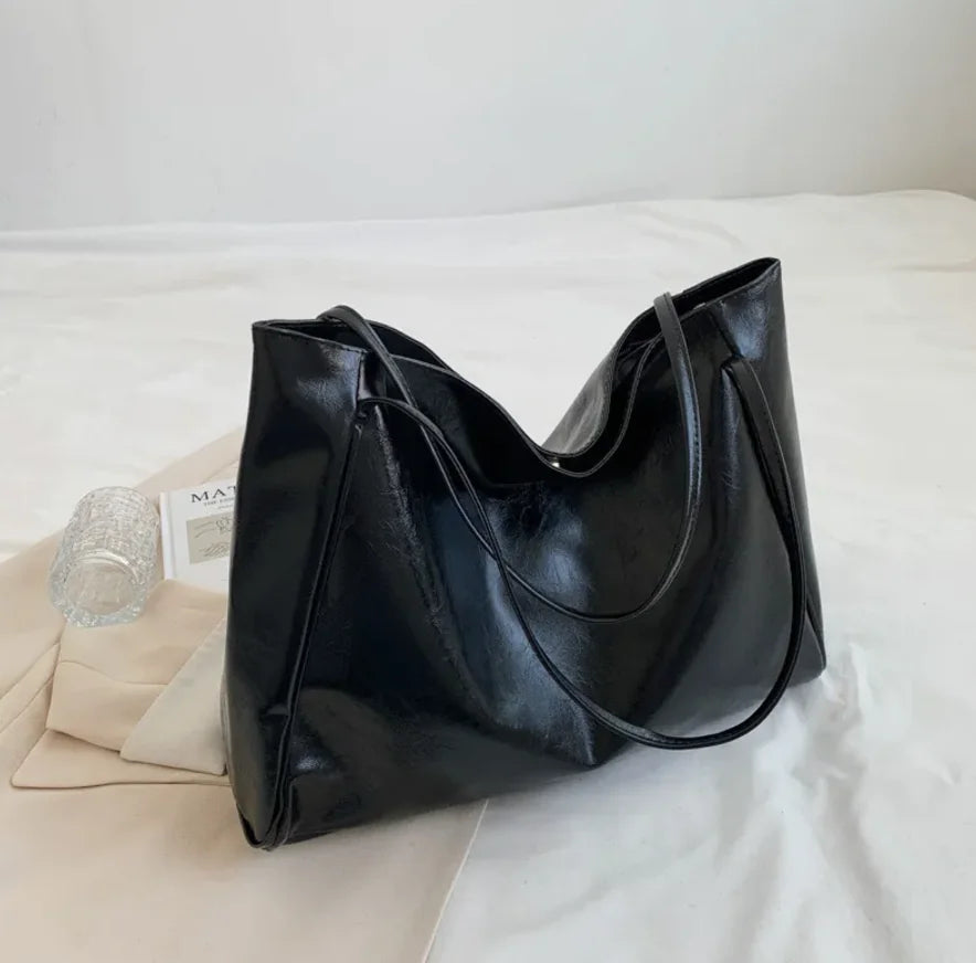 Leather Retro Tote Bag